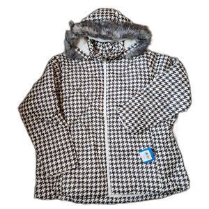 Columbia Icy Heights II Down Jacket – Women’s 3X, Chalk Houndstooth, Unworn